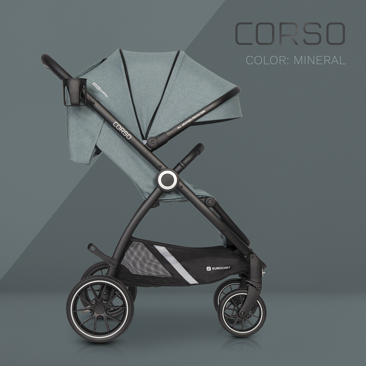 EURO-CART CORSO MINERAL kūdikio vežimėlis - Image 2