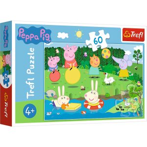 TREFL Dėlionė 60 vienetų Peppa Pig atostogų linksmybės
