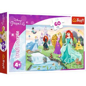 TREFL Dėlionė 60 el. Susipažinkite su princesėmis
