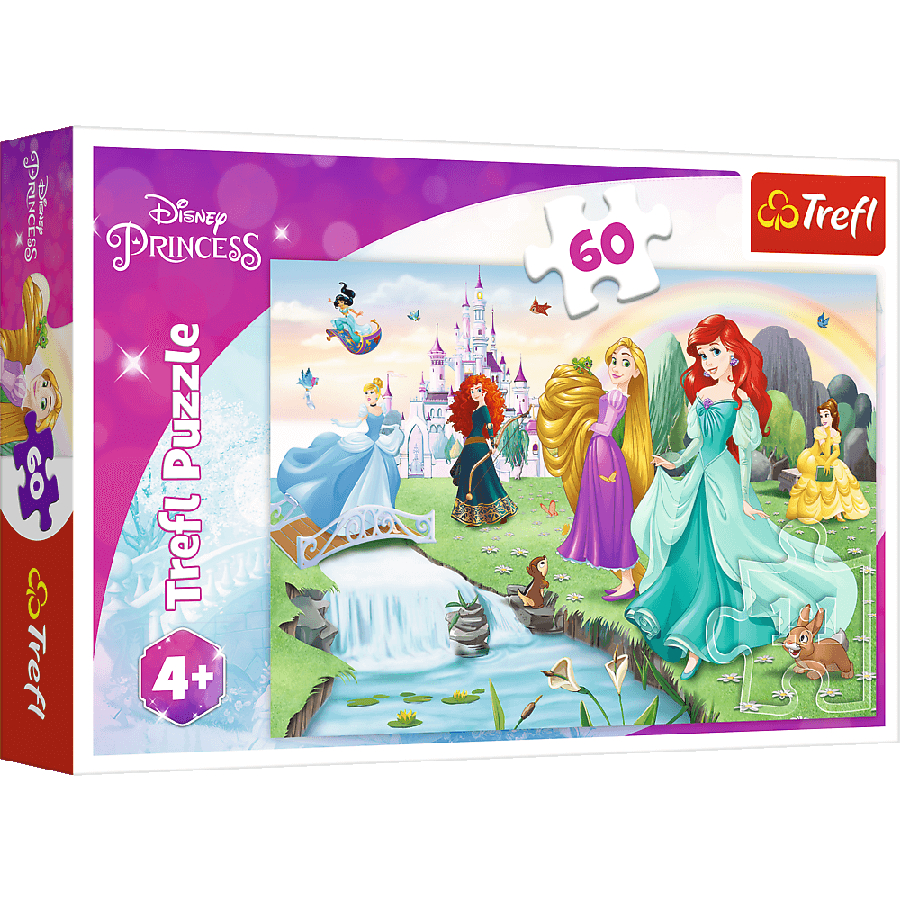 TREFL Dėlionė 60 el. Susipažinkite su princesėmis