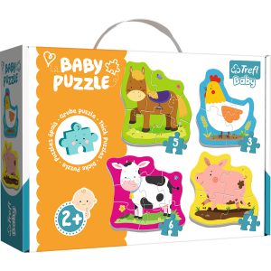 TREFL Puzzle Baby Klasikiniai gyvūnai kaime