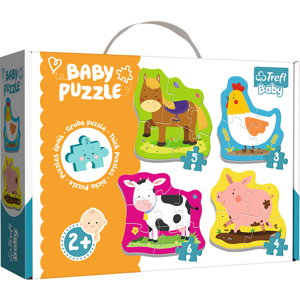 TREFL Puzzle Baby Klasikiniai gyvūnai kaime
