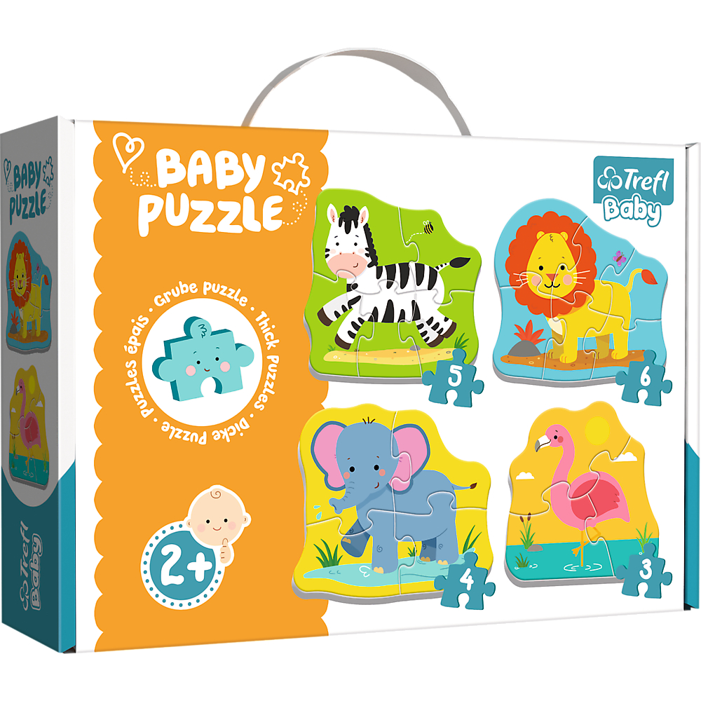 TREFL Puzzle Baby Classic Animals safari