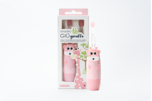 INNOGIO INK GIOgiraffe sonic dantų šepetėlis vaikams, rožinis