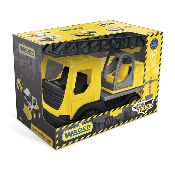 WADER Tech Truck ugniagesių komanda dėžėje