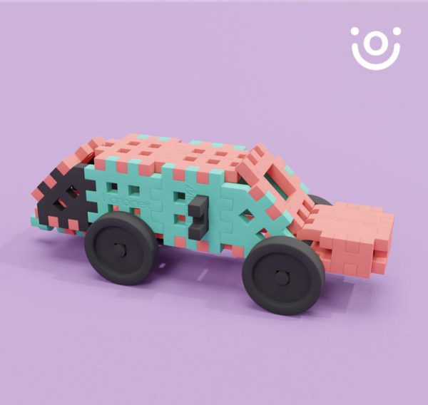 MARIOINEX Vaflinės mini kaladėlės 71 vnt, konstruktorius ekspertas - Image 2