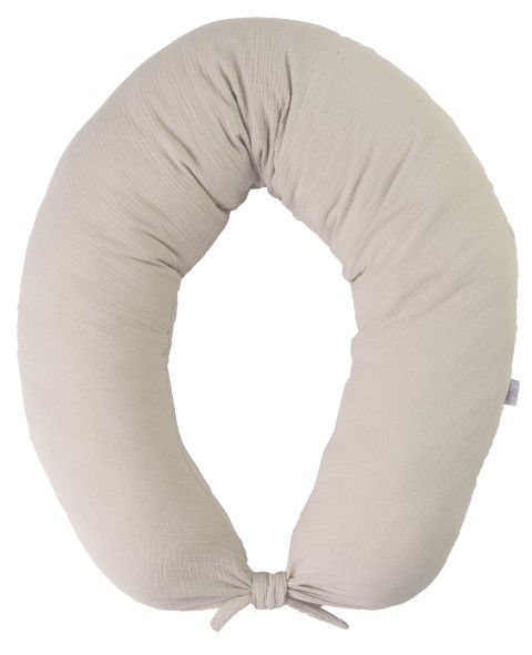 MATEX MOON MUSLIN pozicionavimo pagalvė 260 cm smėlio spalvos