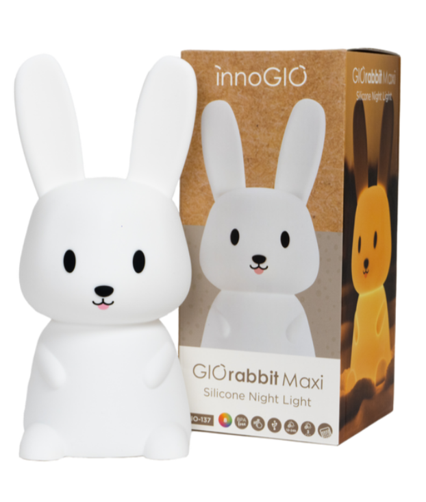 INNOGIO GIOrabbit Maxi silikoninė naktinė lempa 30 cm - Image 5