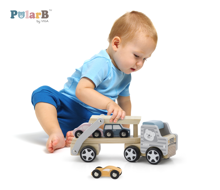 VIGA PolarB Vilkikas su žaisliniais automobiliais - Image 2
