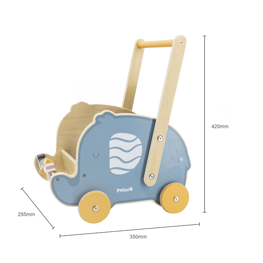 VIGA PolarB 2in1 Vežimėlis - Dramblio vežimėlis - Image 4