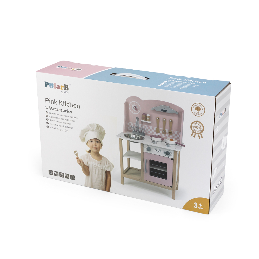 VIGA PolarB Virtuvė su sidabriškai rožinės spalvos priedais - Image 6