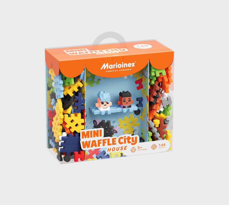 MARIOINEX Vafliniai mini blokeliai - Namas 148 vnt.