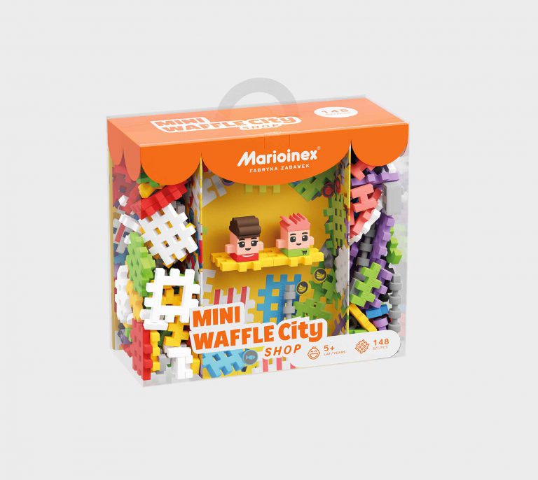 MARIOINEX Vaflinės mini kaladėlės - Parduotuvė 148 vnt.