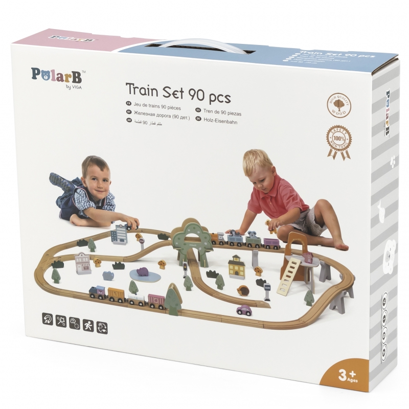 VIGA PolaB Train komplektas 90 elementų - Image 2