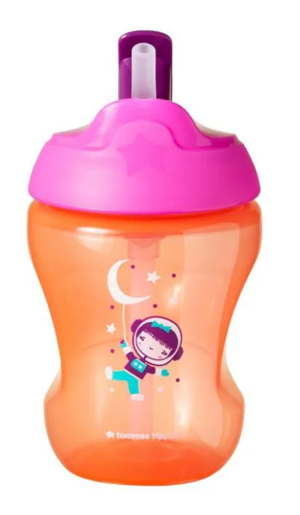 TOMMEE TIPPEE Puodelis Sippy su šiaudeliu 7m+ 230ml