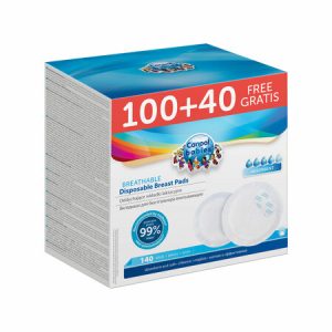 CANPOL Krūtų įklotai su lipnia juostele 140 vnt.