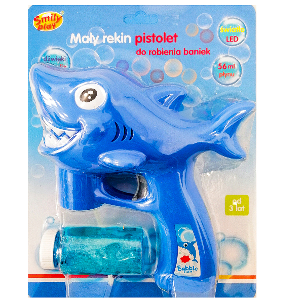 SMILY PLAY Little Shark burbulinis pistoletas