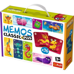 TREFL Žaidimo atmintinės Classic&plus Žavingi monstrai