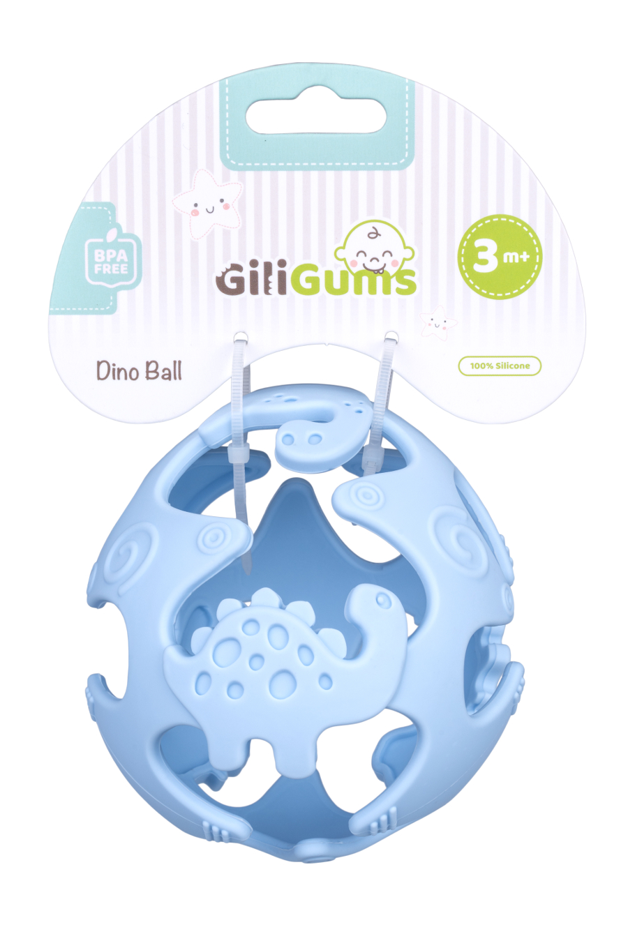 GILIGUMS DINO kamuolys, 5 spalvų mišinys - Image 2