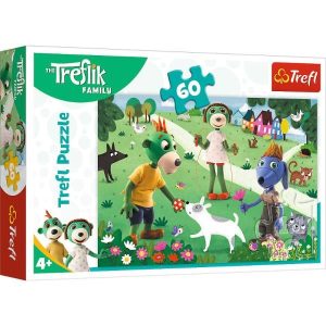 TREFL Dėlionė 60 Džiaugsminga Treflik diena