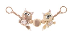 4BABY F11 P&E barškutis, skirtas vaikiškam vežimėliui Toy FOX