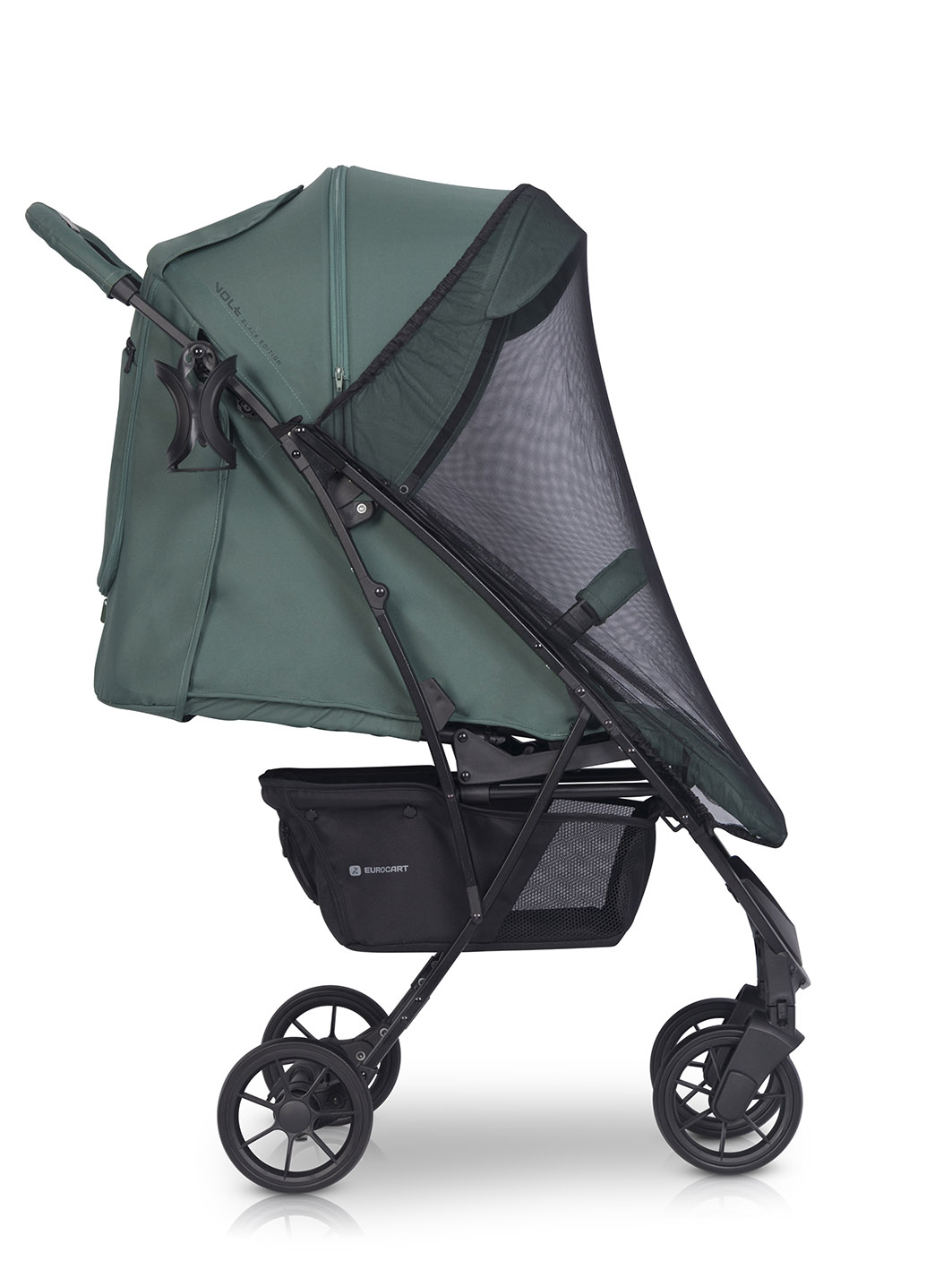 EURO-CART VOLT BLACK EDITION MINERAL kūdikio vežimėlis - Image 11