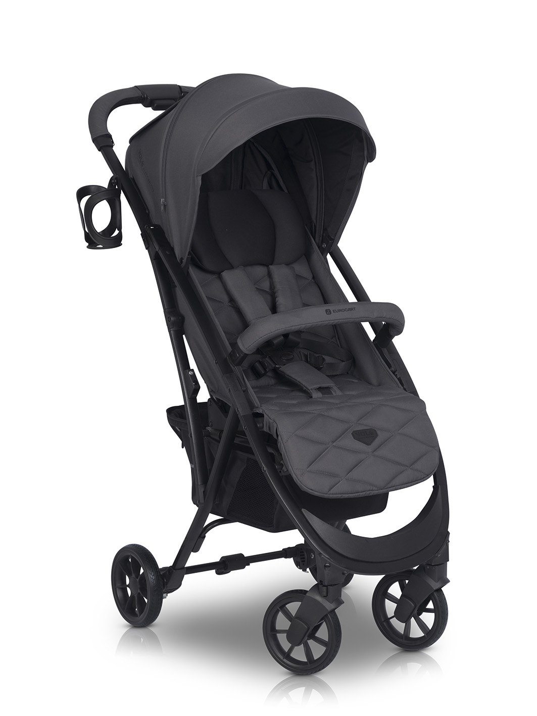 EURO-CART VOLT BLACK EDITION IRON vaikiškas vežimėlis