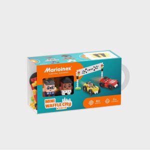 MARIOINEX Vaflinės mini kaladėlės - lenktynės 80 vnt.