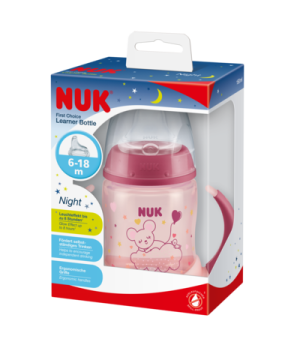 NUK FC rinkinys 150 ml buteliukas su rankenėlėmis NIGHT