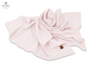 KIECZMERSKI Antklodė 75x100 cm MIMINU SOFT interlock medvilnė 100% pudra rausva