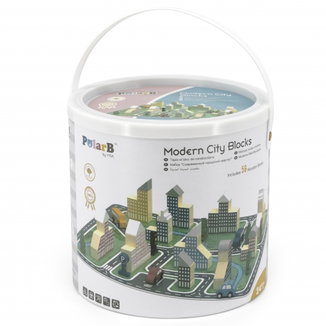 VIGA PolarB medinių modelių statybiniai blokai City - Image 3