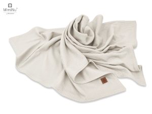 KIECZMERSKI Antklodė 75x100 cm MIMINU SOFT interlock medvilnė 100% smėlio spalvos