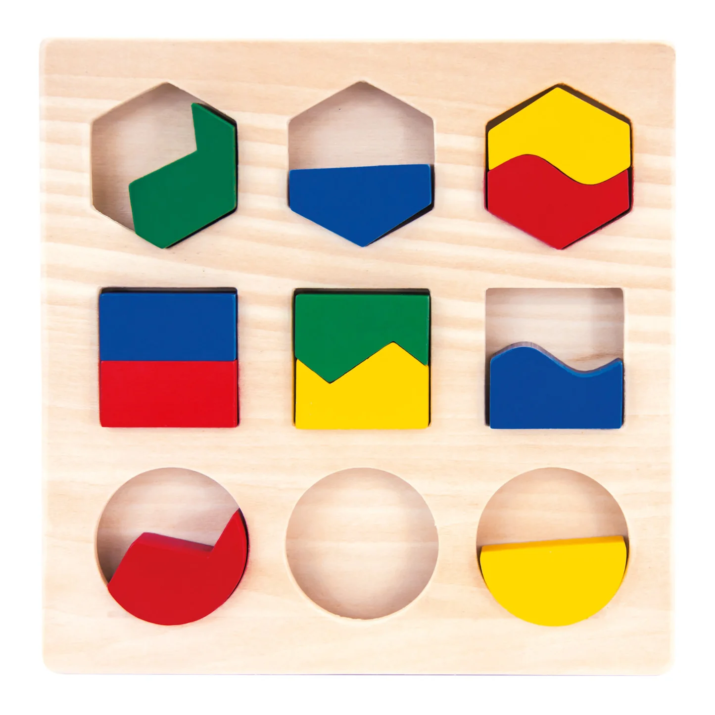 Medinė geometrinių formų dėlionė - Image 4