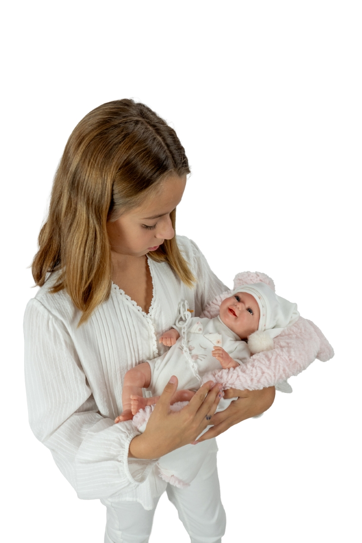 Arias Reborn lėlė kūdikėlis su miego pagalve, 35 cm - Image 10