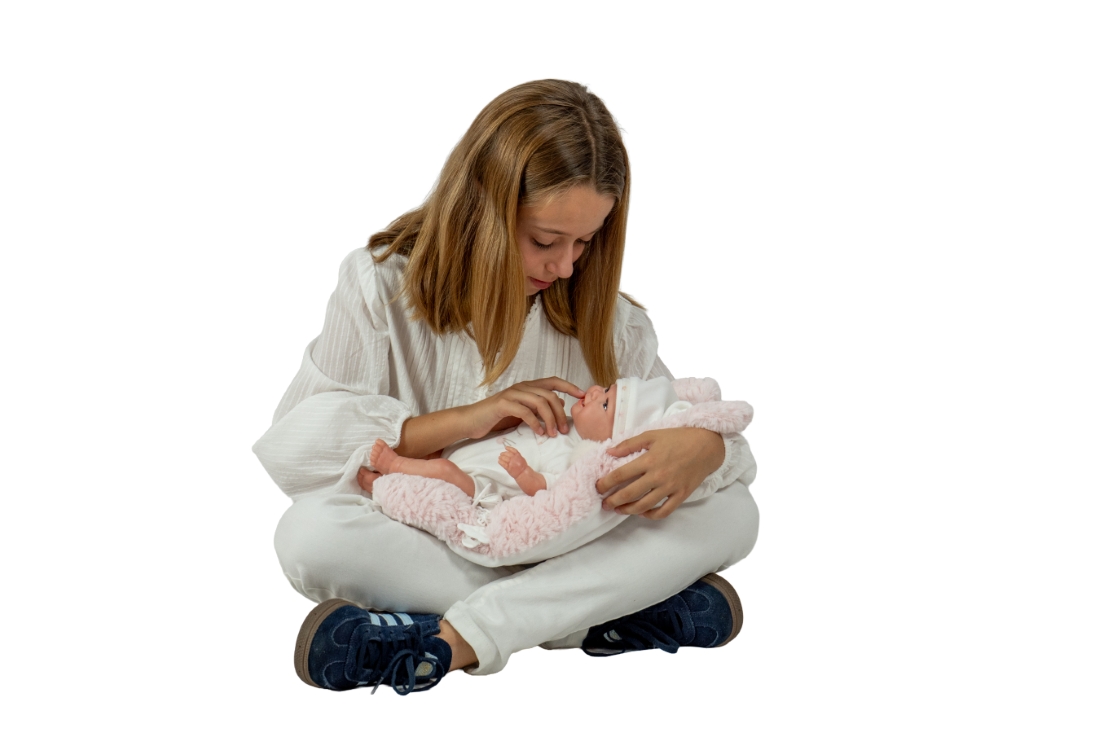 Arias Reborn lėlė kūdikėlis su miego pagalve, 35 cm - Image 9