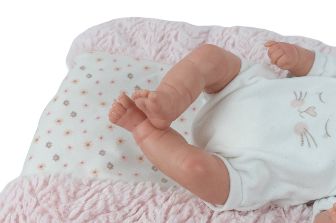Arias Reborn lėlė kūdikėlis su miego pagalve, 35 cm - Image 6
