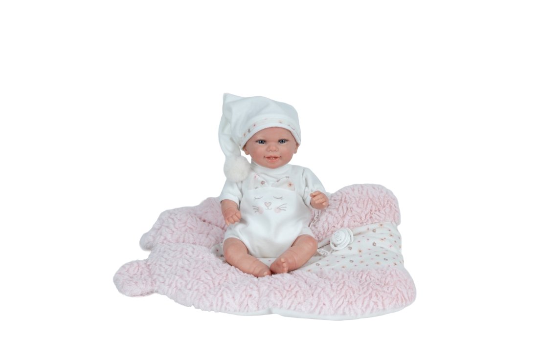 Arias Reborn lėlė kūdikėlis su miego pagalve, 35 cm - Image 5