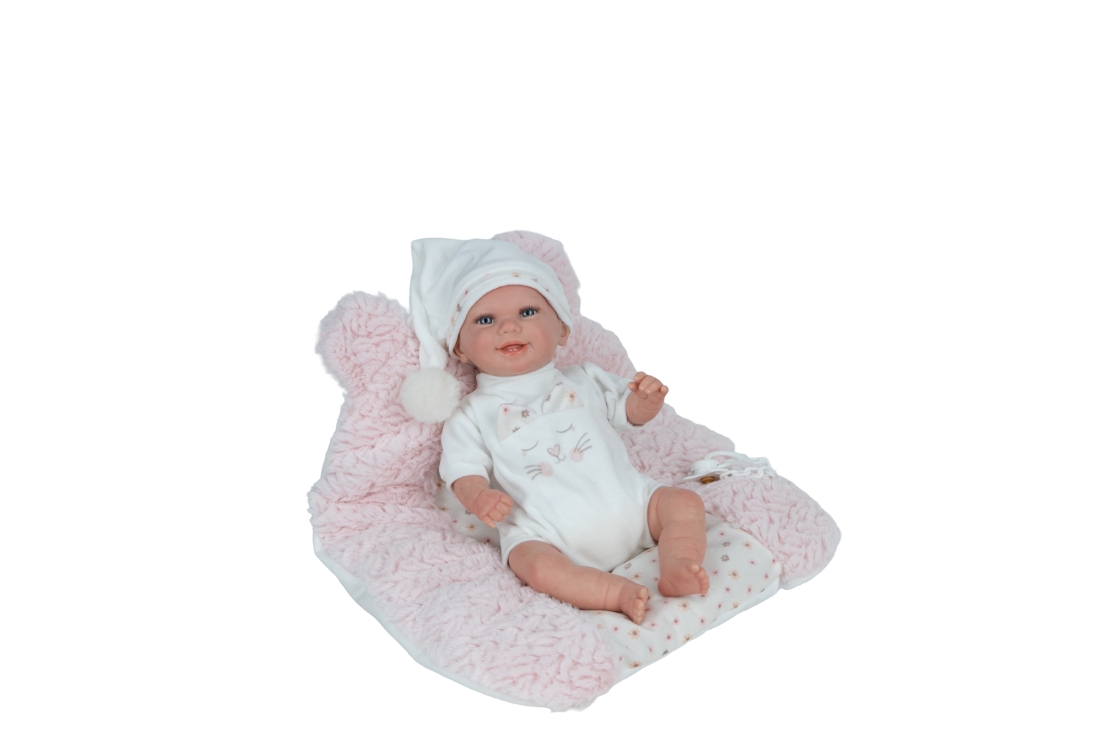 Arias Reborn lėlė kūdikėlis su miego pagalve, 35 cm - Image 4