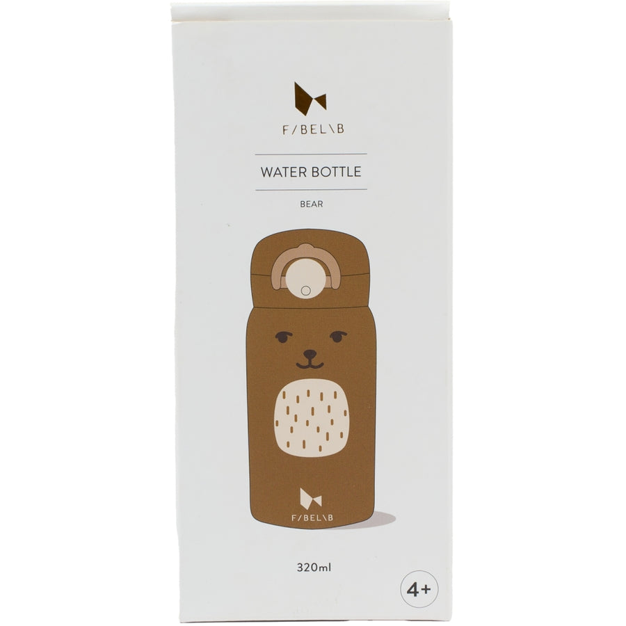 FABELAB gertuvė 320ml BEAR bottle - Small - Bear - Ochre - Image 4