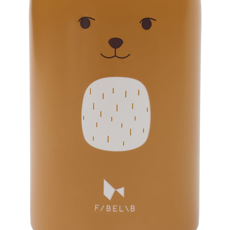 FABELAB gertuvė 320ml BEAR bottle - Small - Bear - Ochre - Image 5
