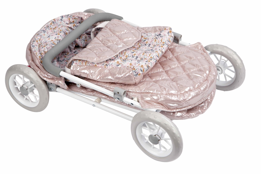 Arias lėlės kūdikio vežimėlis, blizgantis, 55 cm - Image 2