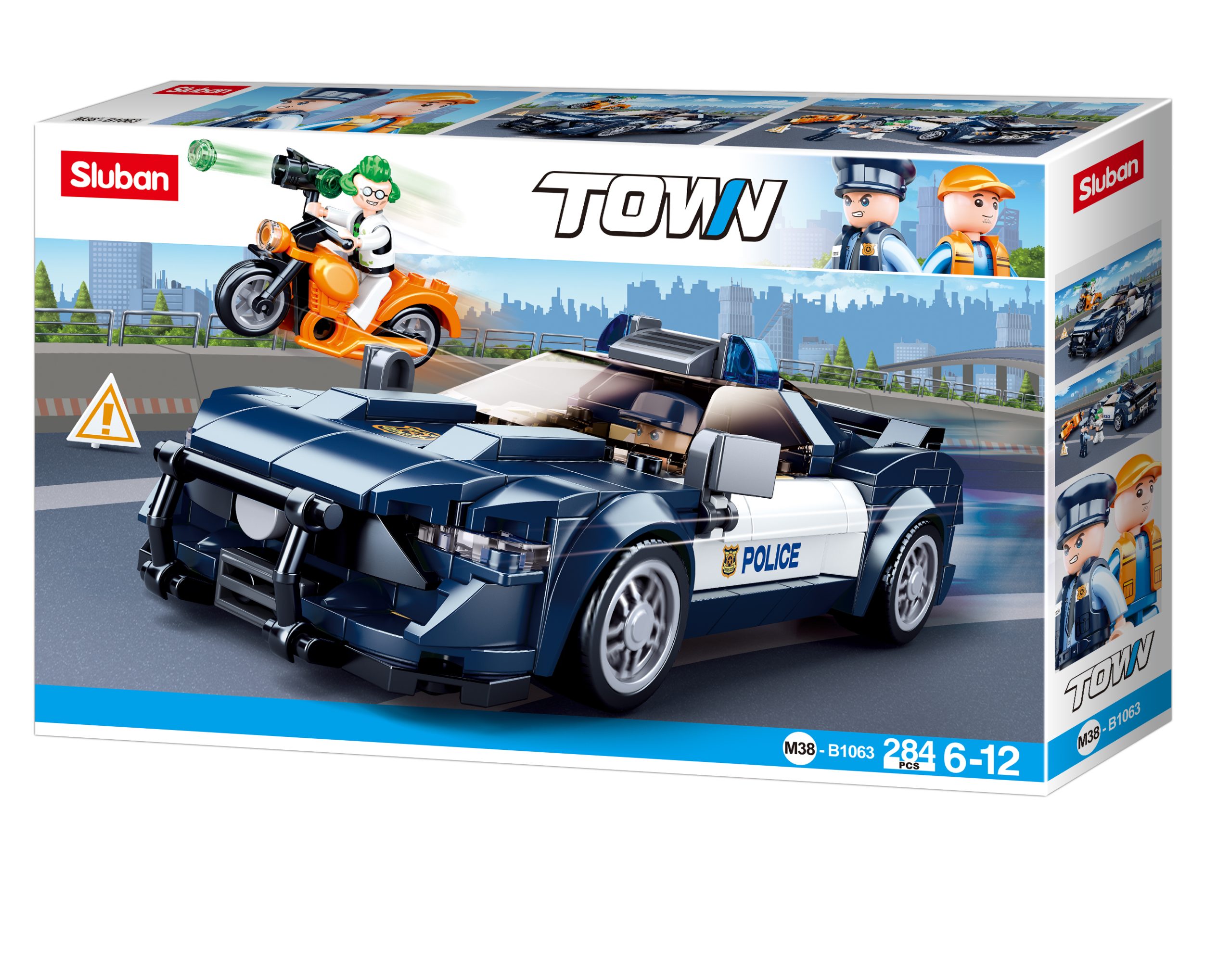 Sluban konstruktorius, Policijos automobilis, 284 det.