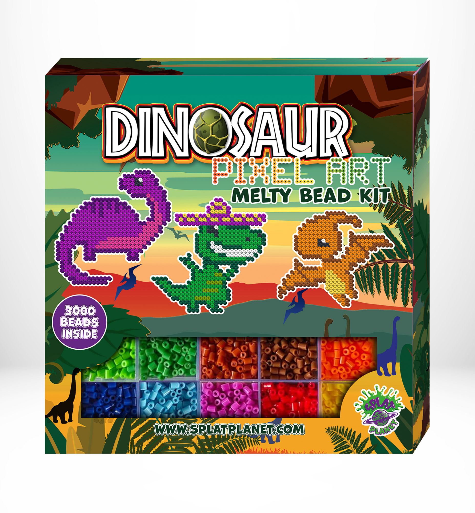 Splat Planet lyginimo karoliukai, Dinozaurai