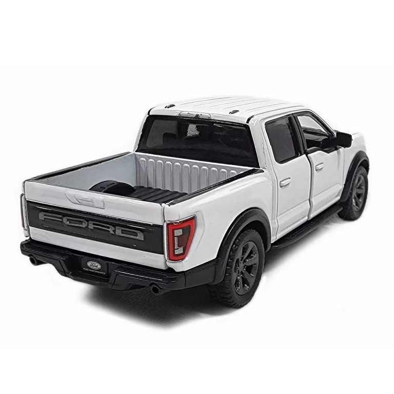 KiNSMART automobilis, 2022 Ford F-150 Raptor, baltas - Image 2