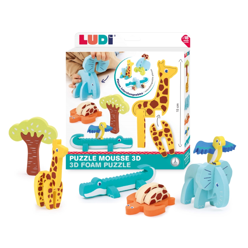 LUDI 3D dėlionė Safari