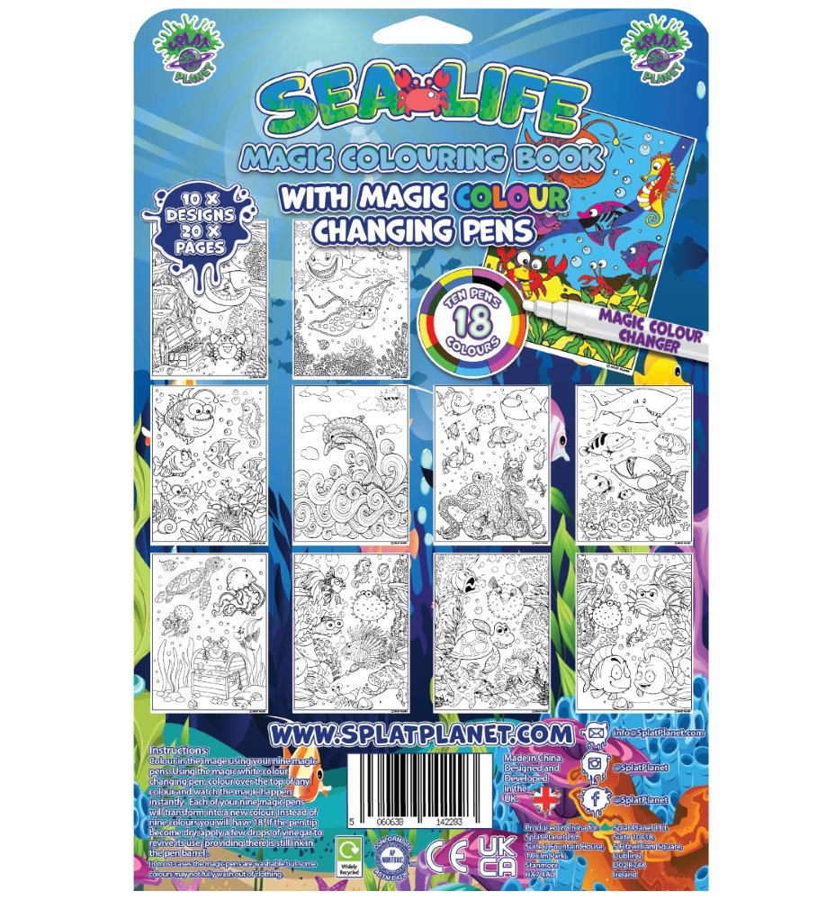 Splat Planet magiška spalvinimo knygelė JŪRA - Image 3