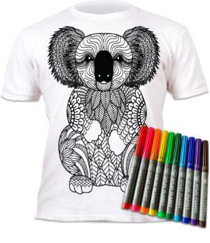Splat Planet marškinėliai su flomasteriais Koala