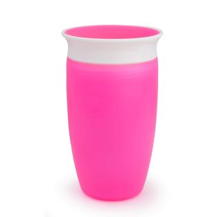 MUNCHKIN puodelis, Miracle 360, rožinis, 12mėn+, 296ml, 90073