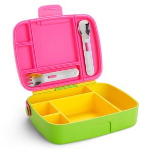 MUNCHKIN priešpiečių dėžutė Bento, 18mėn+, geltona, 9026901