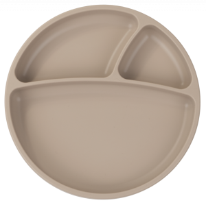 MINIKOIOI neslystanti lėkštė su skyreliais, Bubble Beige, 101050008